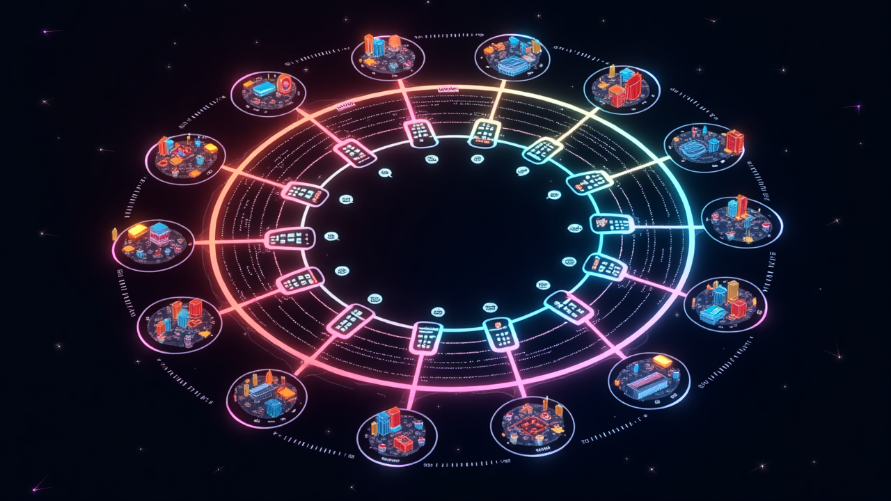 Visual representation of circular economy concept