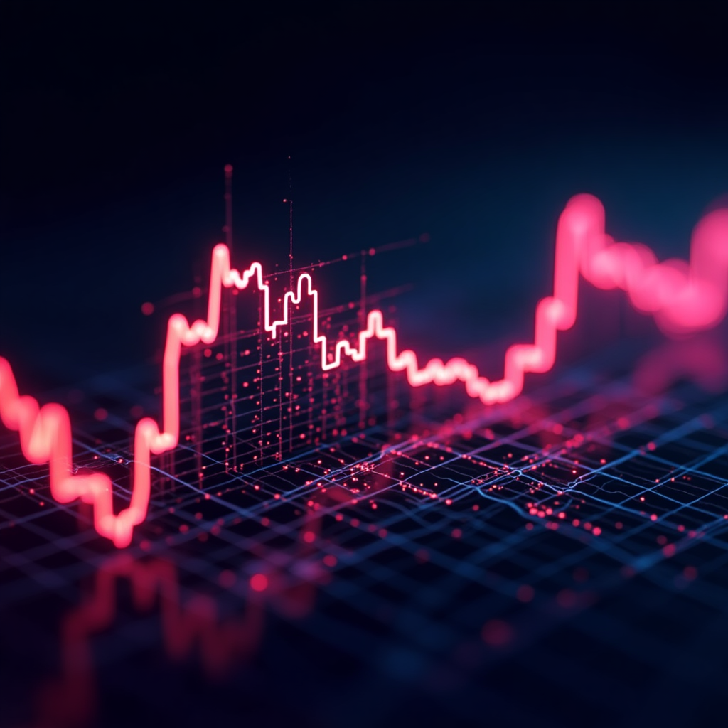 Advanced data visualization with 80s-inspired graphics