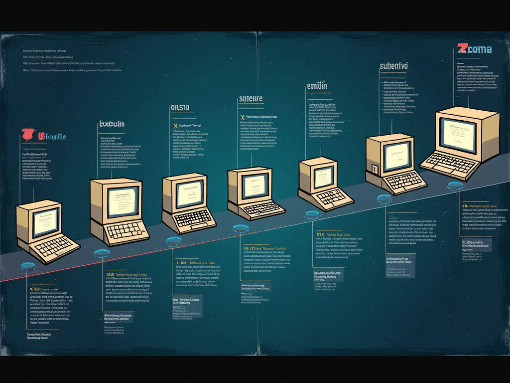 Evolution of financial technology with retro elements